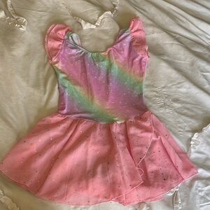 Rainbow Princess Kids Dance Leotard